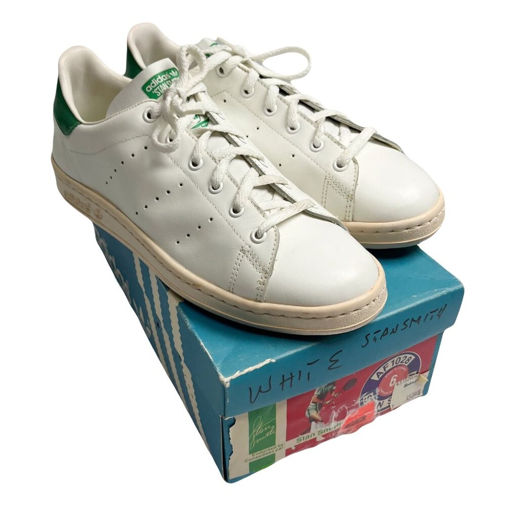 Vintage OG Adidas Stan Smith AF1028 Shoes With Box Size 6
